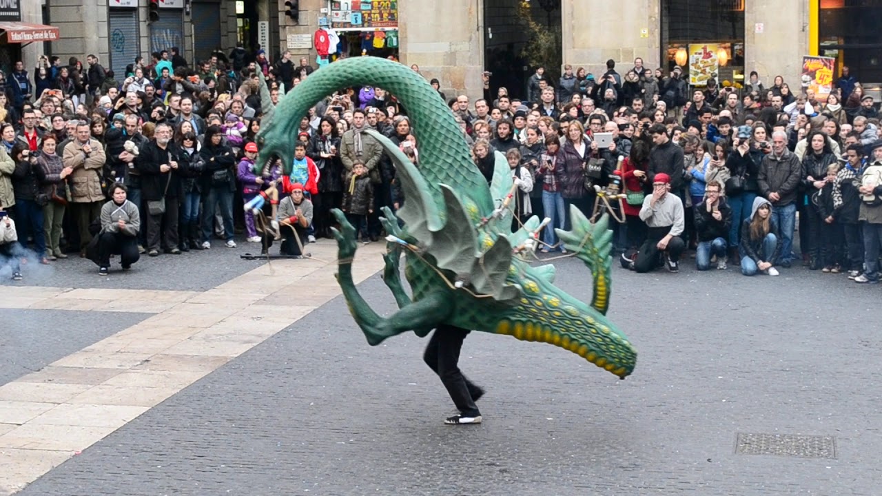 Víbria de Reus - Lluïment del Seguici Festiu de Reus per Santa Eulàlia de Barcelona (17/2/2013)