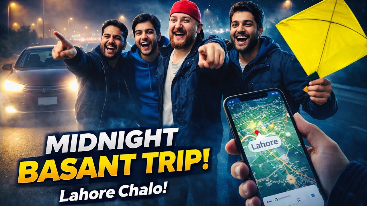 Unexpected Basant Trip to Lahore with Friends 🪁| Pure Madness! 🥴🤡 | Arafatistan 