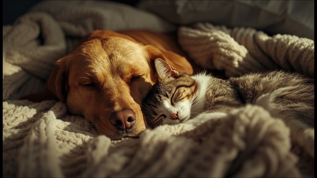 Healing Ambient Music for Dogs with Anxiety / Safe & Calm Sleep / 1 Hour