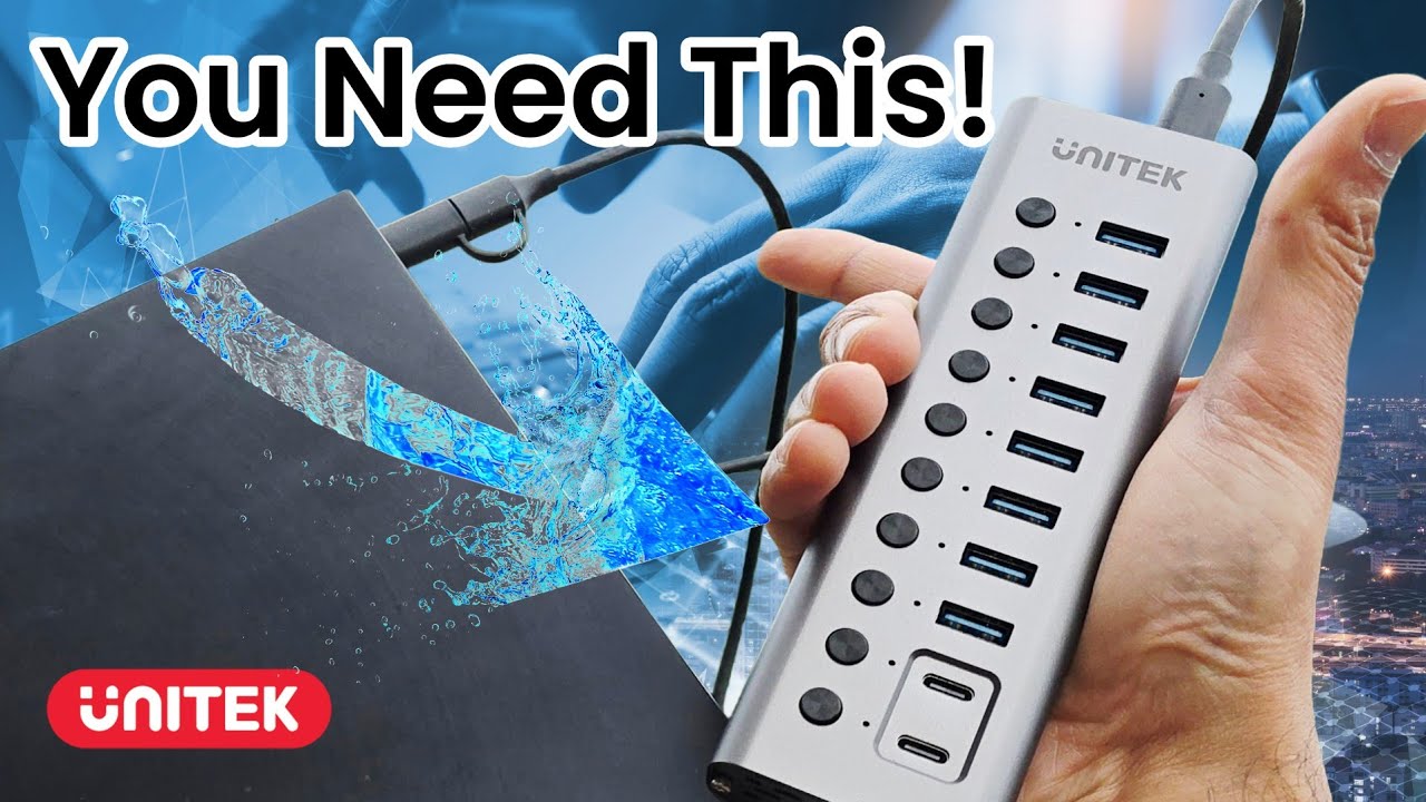 Need More USB Ports?  The Unitek 10 in 1 Individual Switches Hub