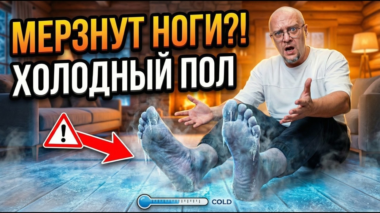 Ледяной пол в доме или квартире? Что делать?