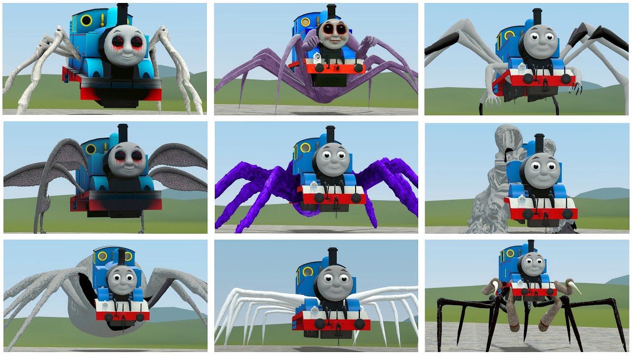 ALL New Update Cursed Thomas and Friends,Train Monster Battle in Garry's Mod