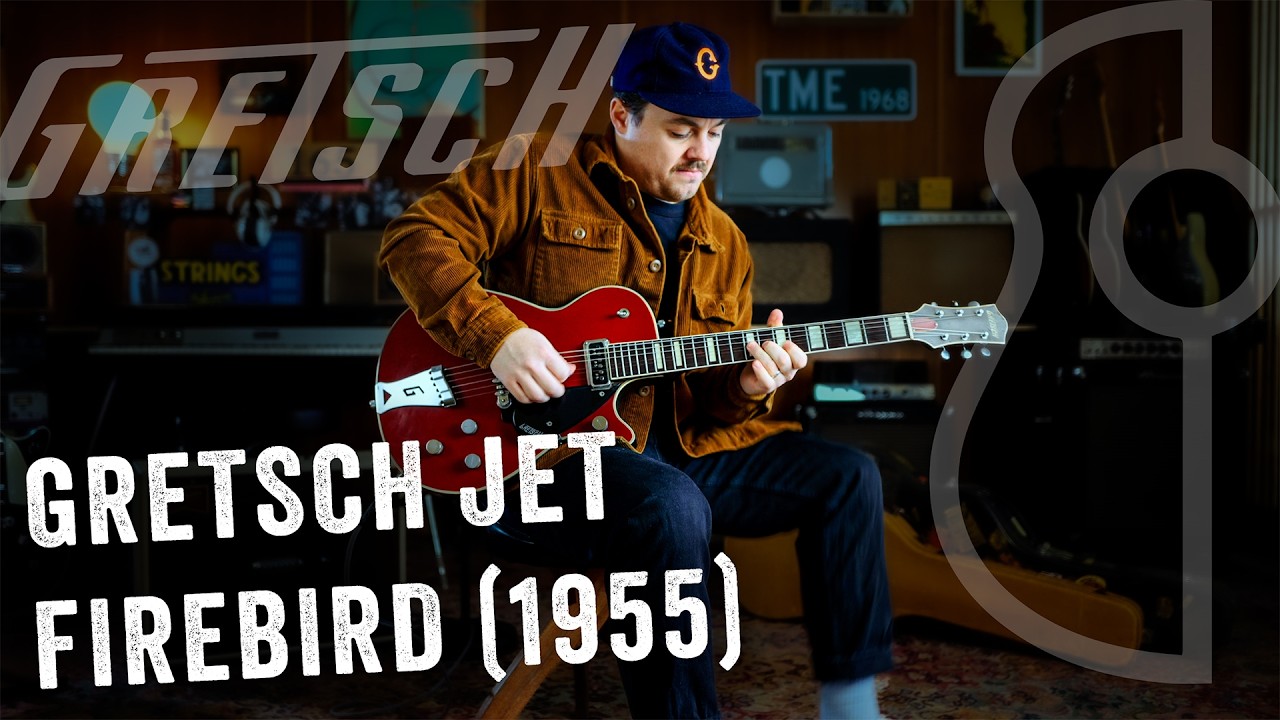 1955 Gretsch 6128 Jet Firebird #16596 | The Music Emporium