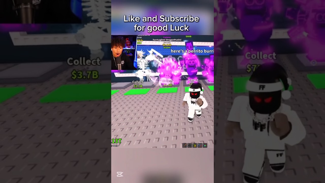 Foltyn Gets Galaxy La Secret Combinasion in Steal a Brainrot. #shorts #roblox
