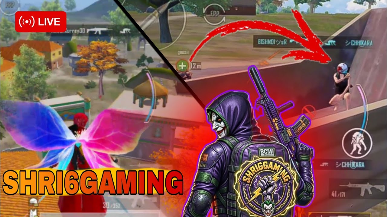 SHRI6GAMING IS LIVE ! WOW MODE GAMEPLAY.... BGMI