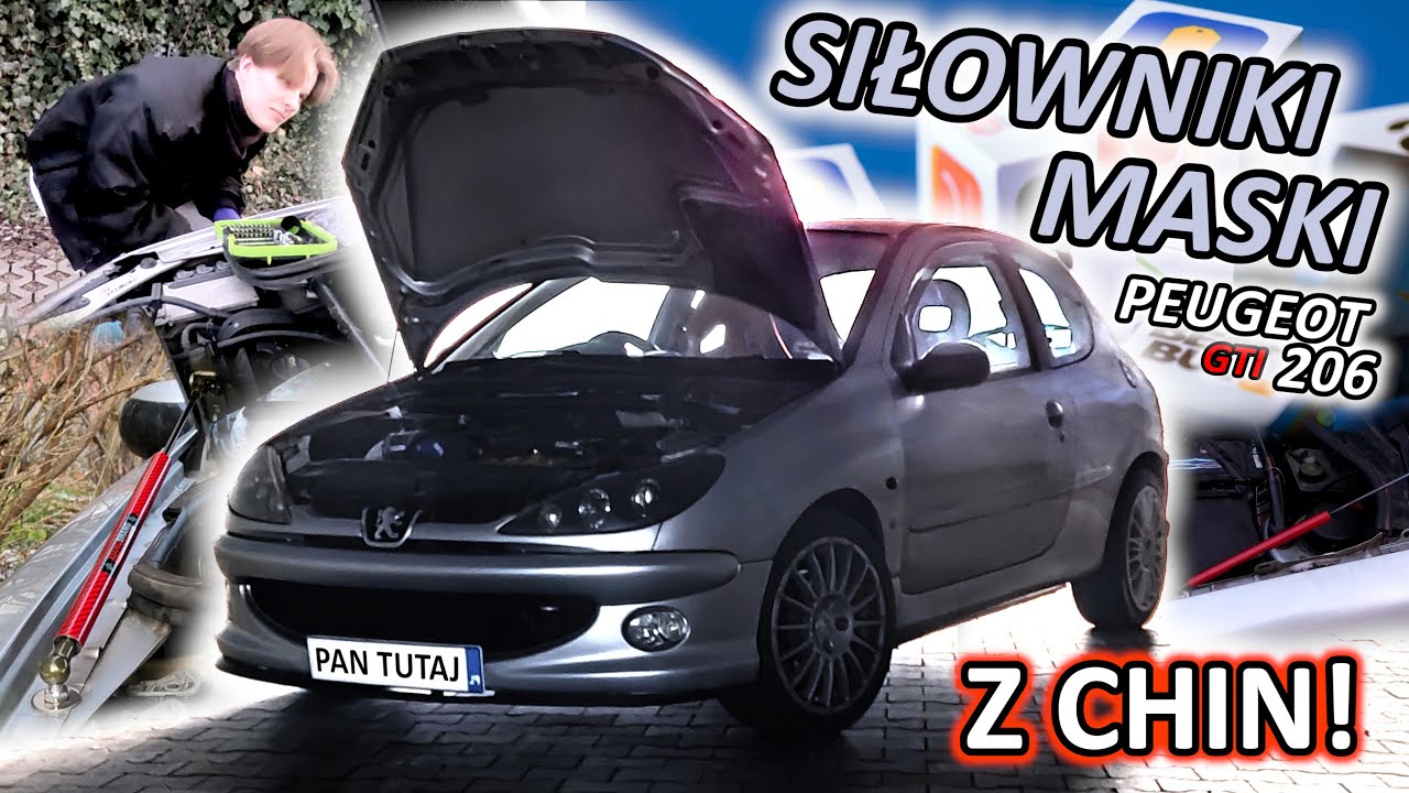 ZAKŁADAM SIŁOWNIKI MASKI Z CHIN - 