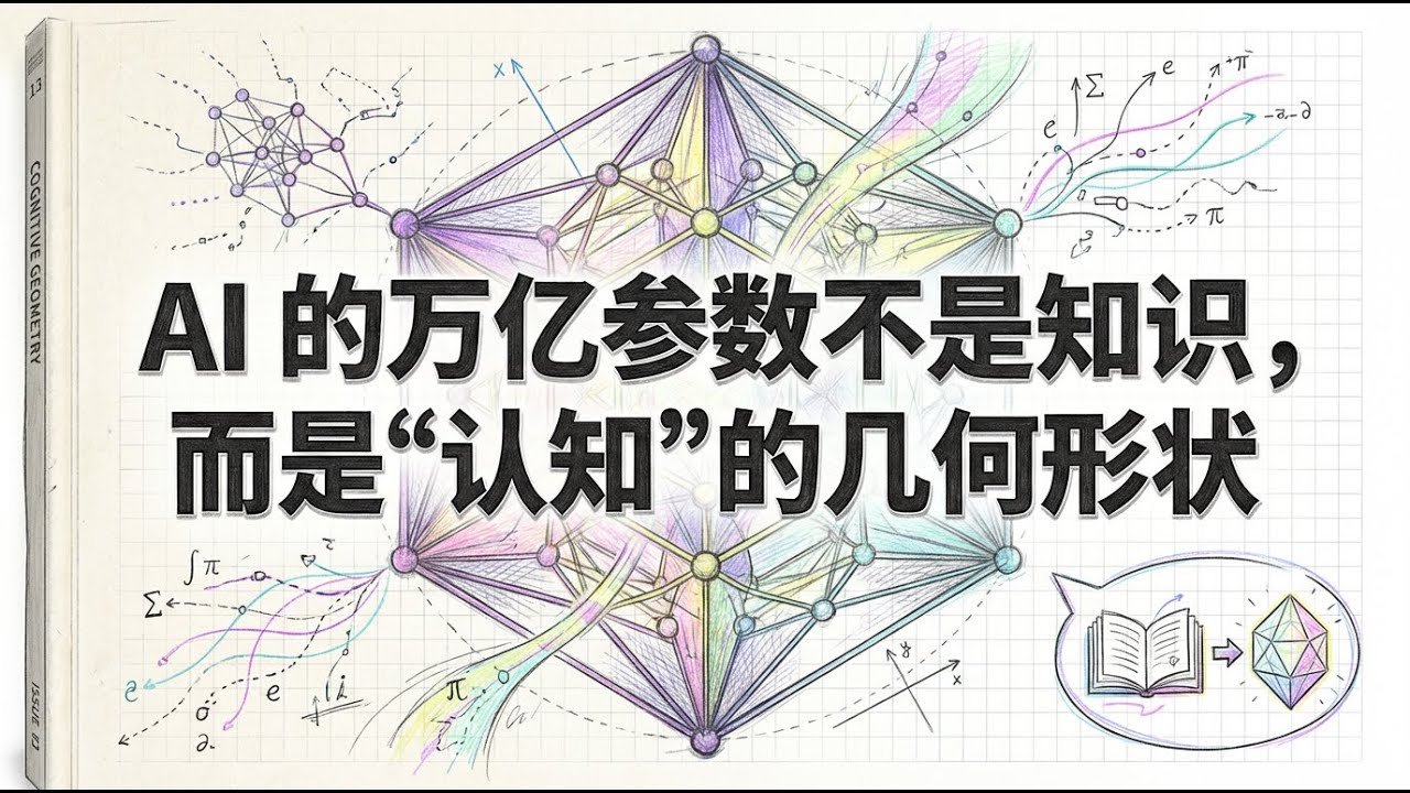 AI万亿参数本质 | 认知不是知识而是几何形状 | 王利杰视角