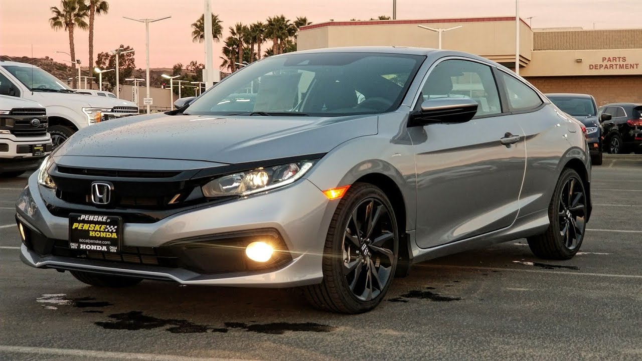 2019 Civic Sport Coupe FIRST LOOK, 2019 Civic Sport Coupe review.