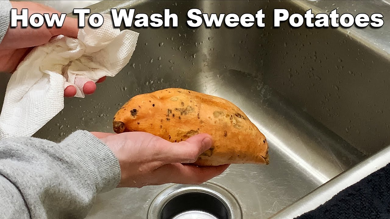 How To Wash Sweet Potatoes