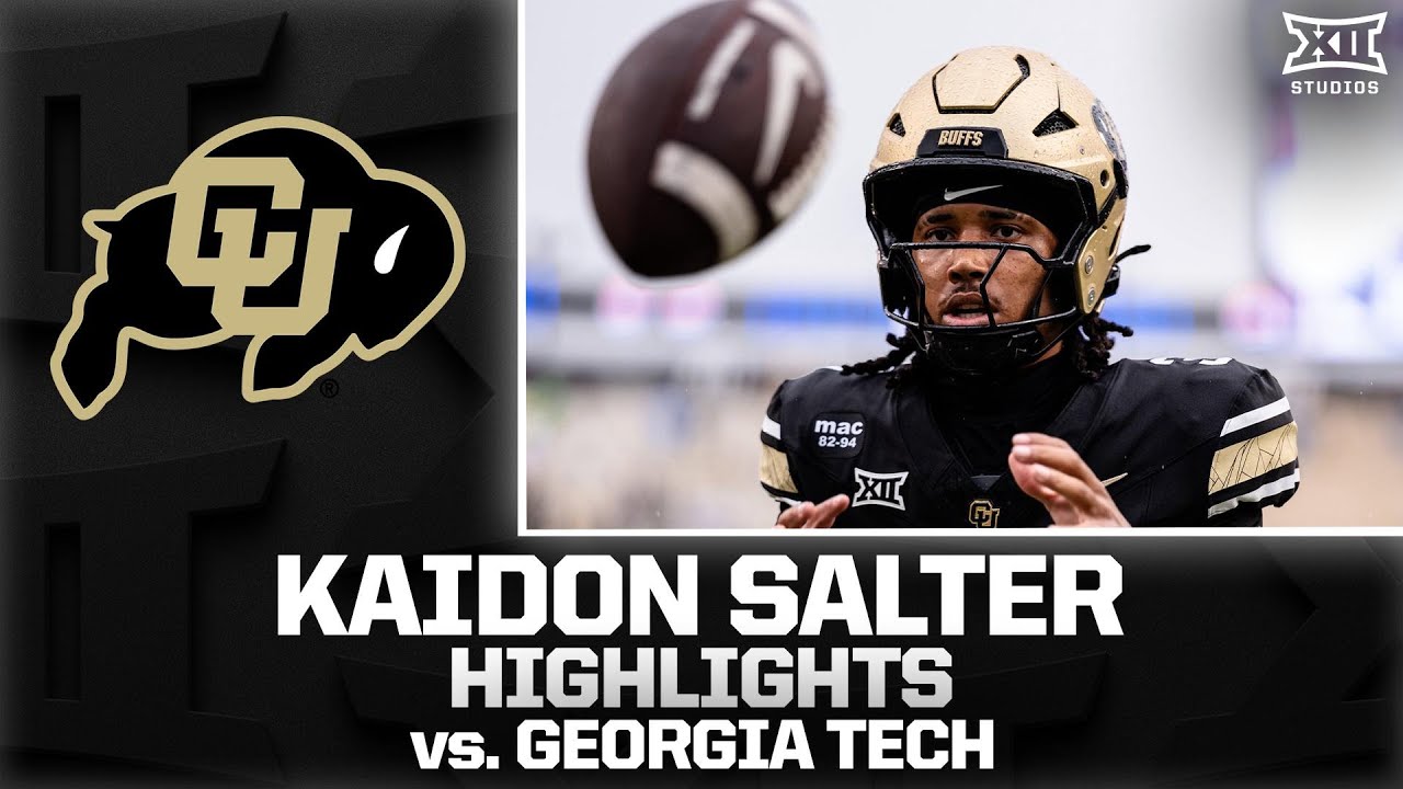 Kaidon Salter Highlights vs. Georgia Tech | 2025 Big 12 Football