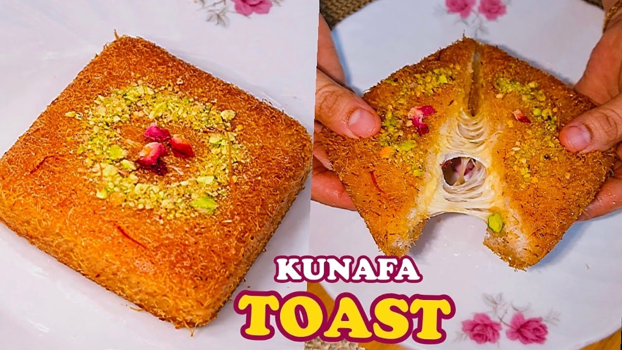 Ramzan Special Kunafa Toast Recipe | Cheese Kunafa | Arabian Dessert Recipe | Kunafa Dessert Recipe