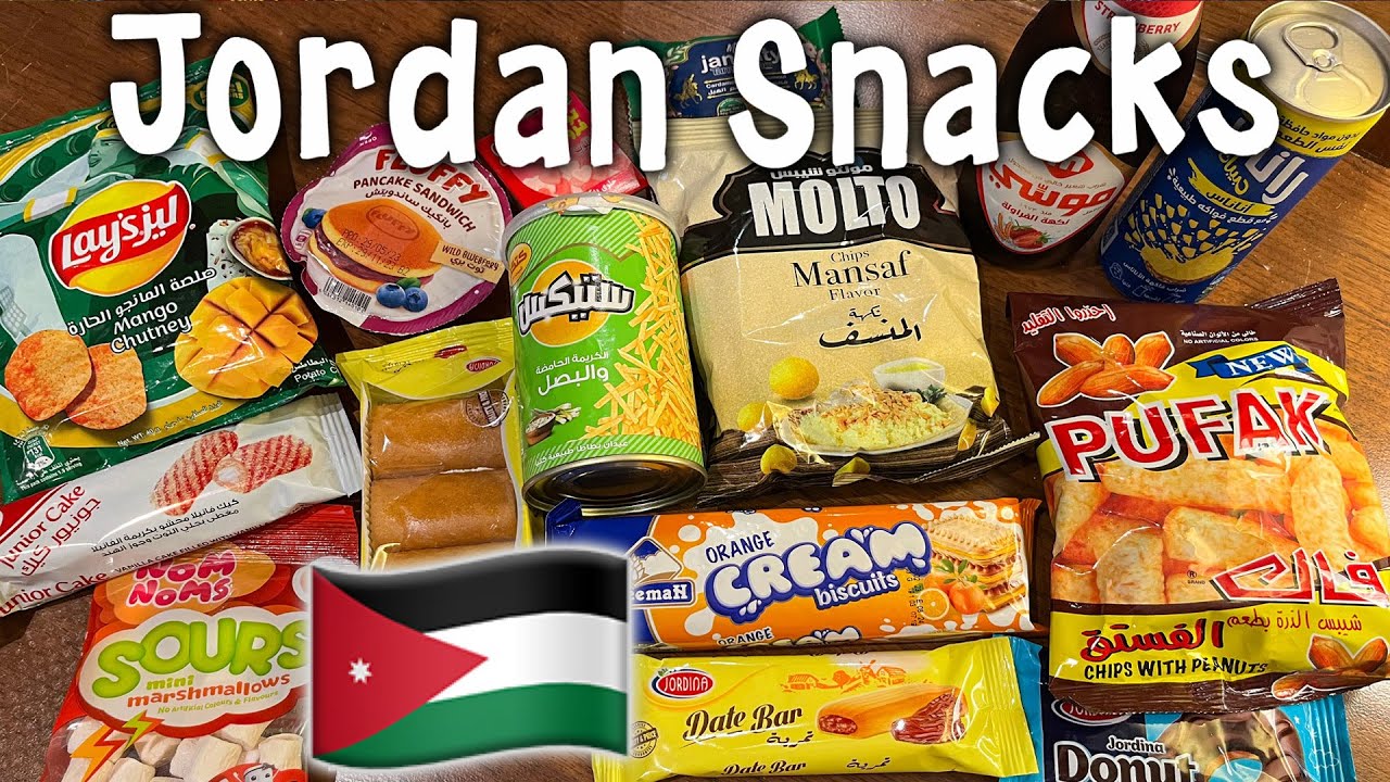 🇯🇴 Jordan Snack Haul | Trying 15 Different Snacks!