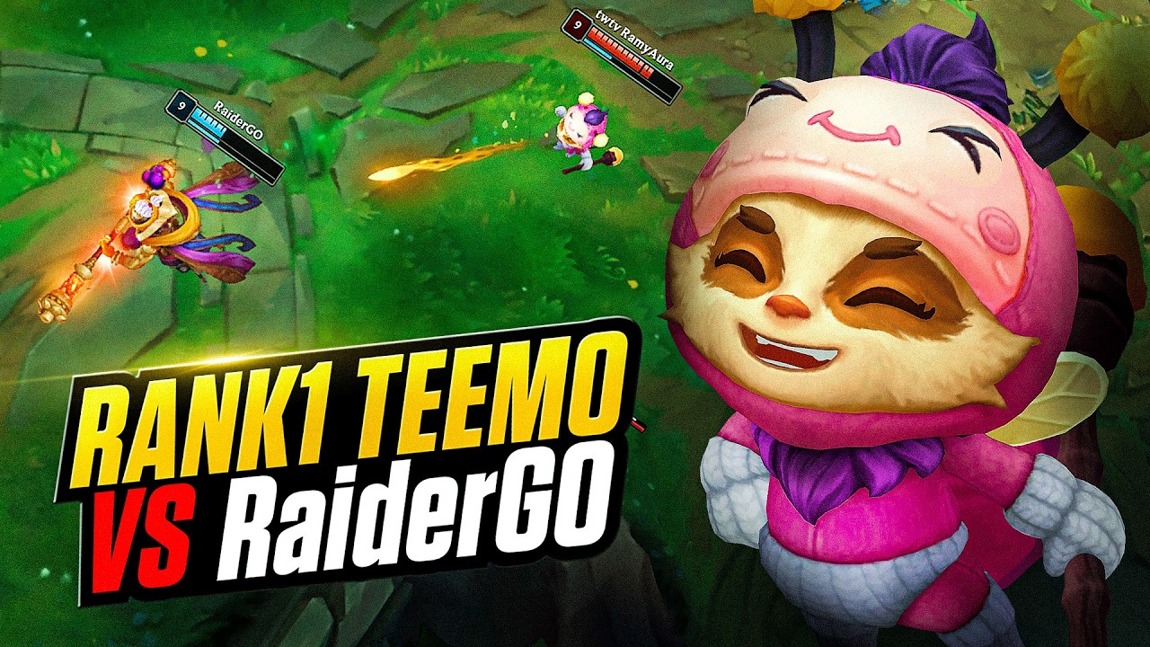 TEEMO VS THE BEST TOPLANER IN EUROPE (ft. RaiderGO)