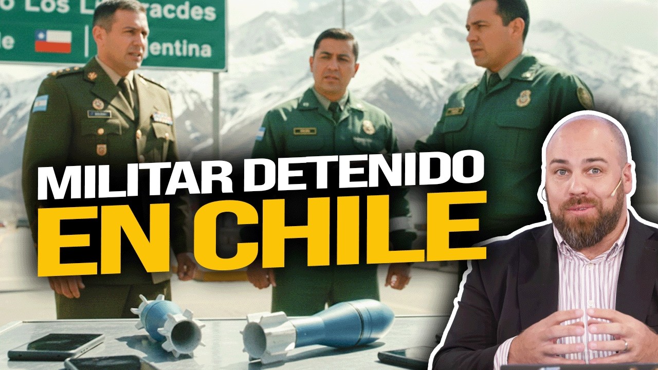 Un militar argentino fue DETENIDO en Chile cuando intentaba cruzar la frontera con MORTEROS