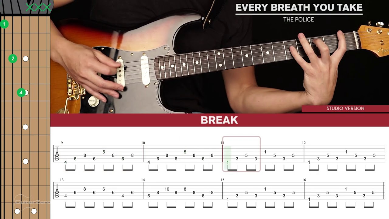 Every Breath You Take Guitar Cover The Police 🎸|Tabs + Chords|