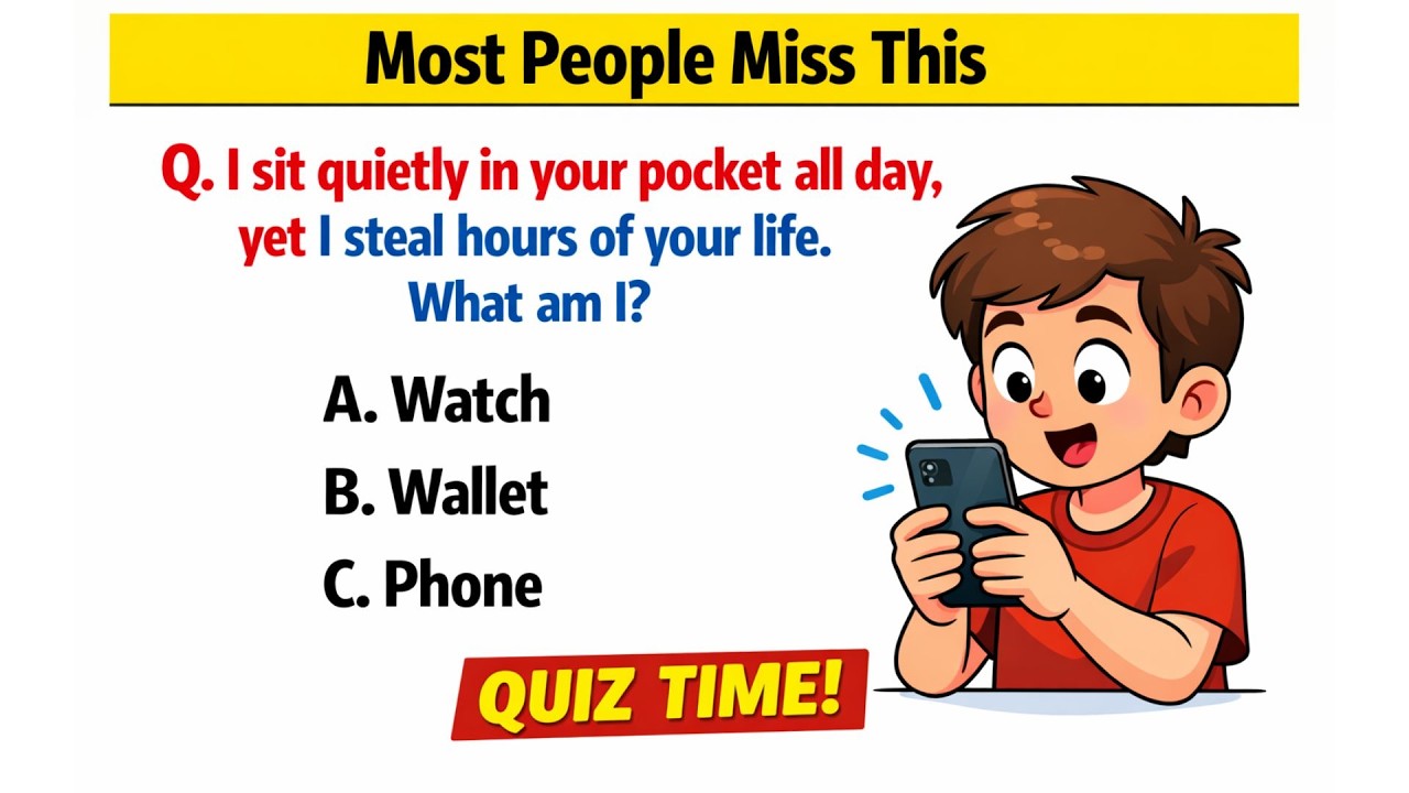 Only Sharp Minds Will Spot These Hidden Answers | Riddle Quiz