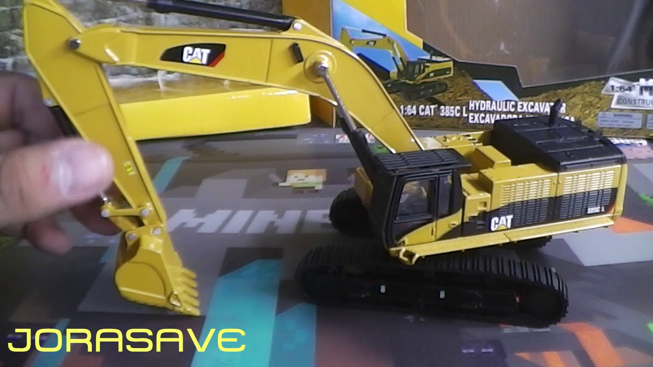 UNBOXING Excavadora hidraulica CAT385C L  marca Diecast Masters 1/64
