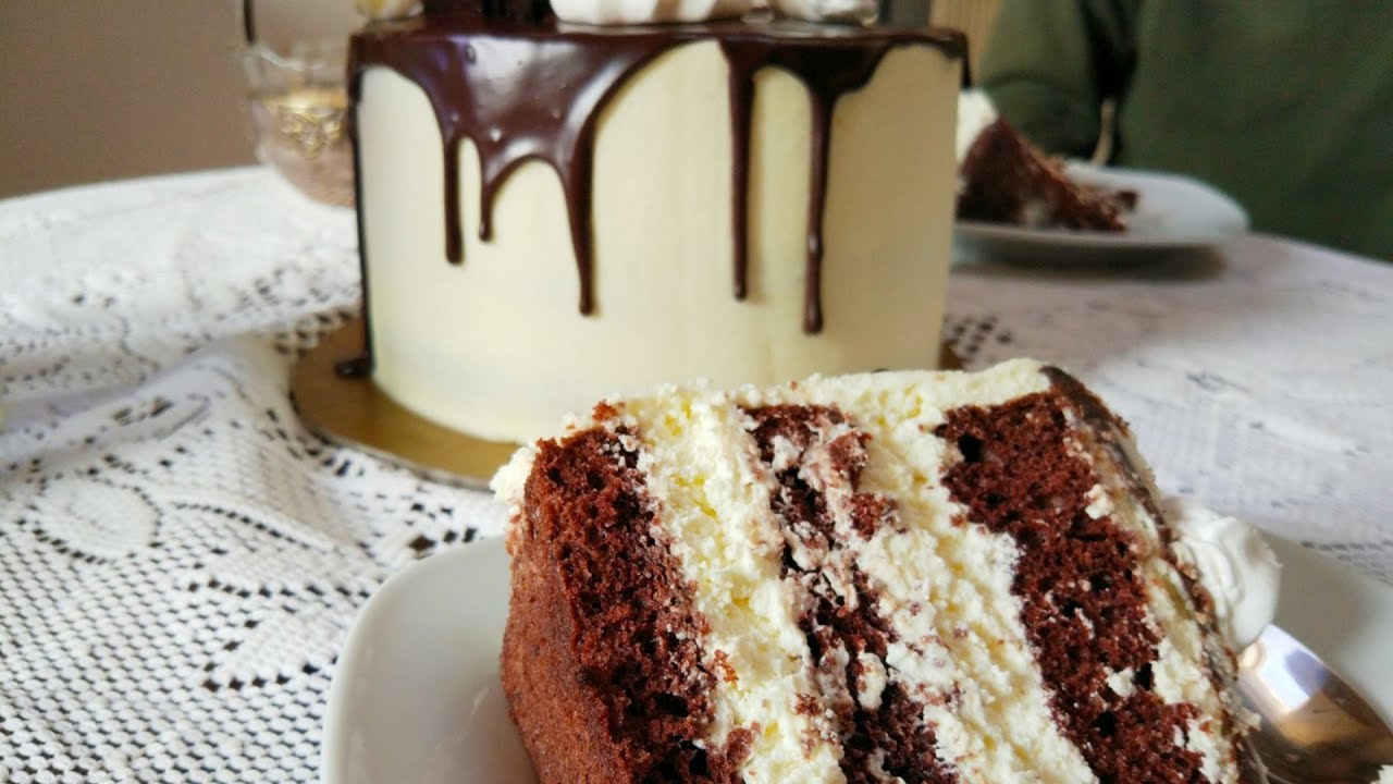 Tort śmietanowy na każdą okazję. Drip cake | Słodki Blog
