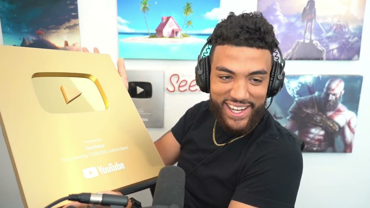 When SeeReax Gets his 1 Million Subscriber Plaque!