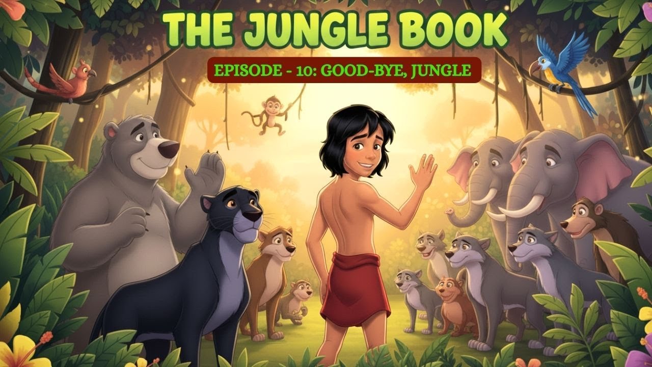 Episode 10 - Good-Bye Jungle | The Jungle Book Series | Cartoon Story In English #cartoon