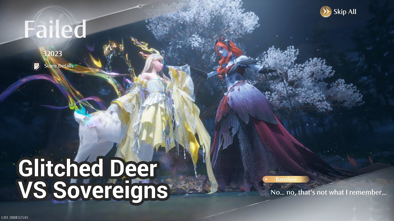 Infinity Nikki 2.2 Mishaps: Glitched Deer VS Sovereigns