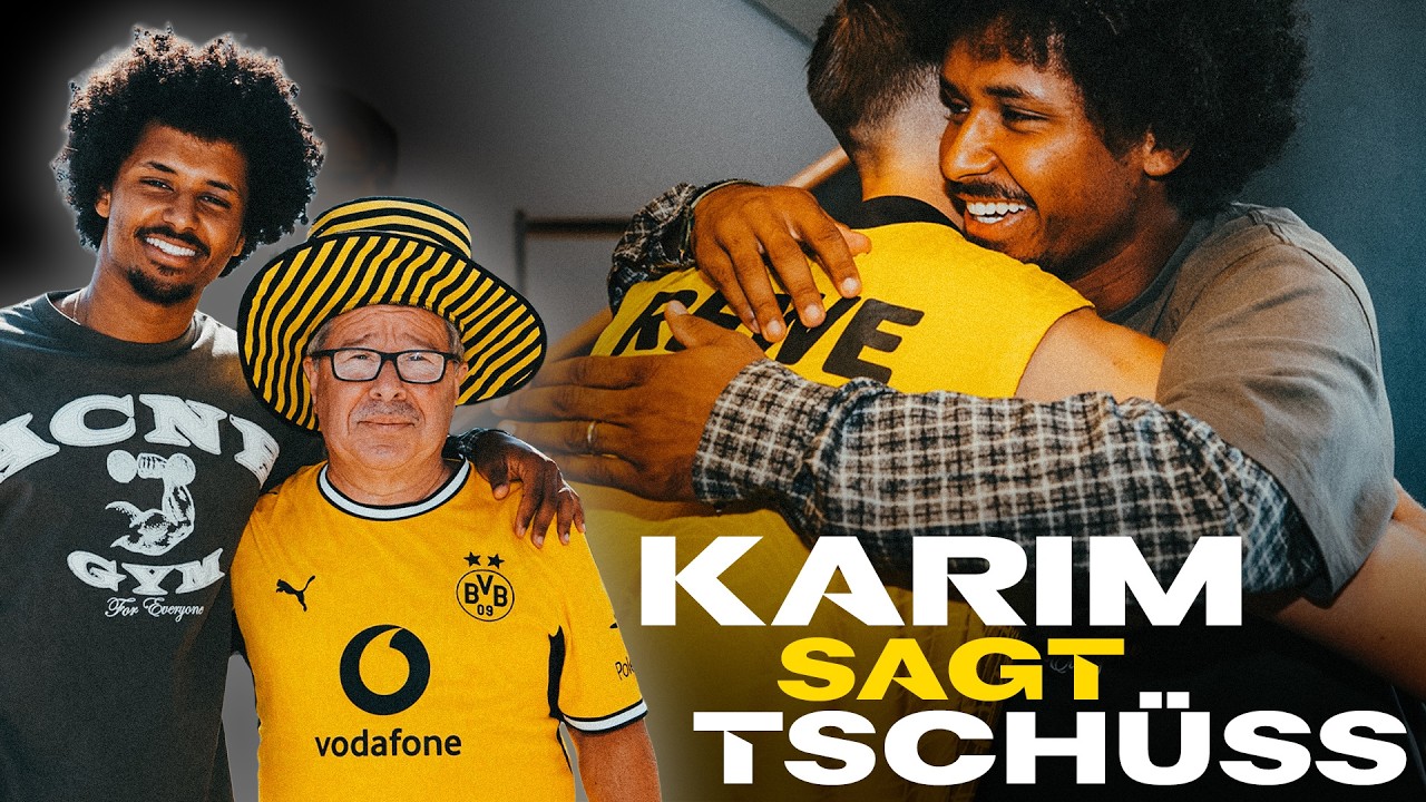 Bye, Karim 🥲 | Adeyemi&rsquo;s emotional farewell in Dortmund