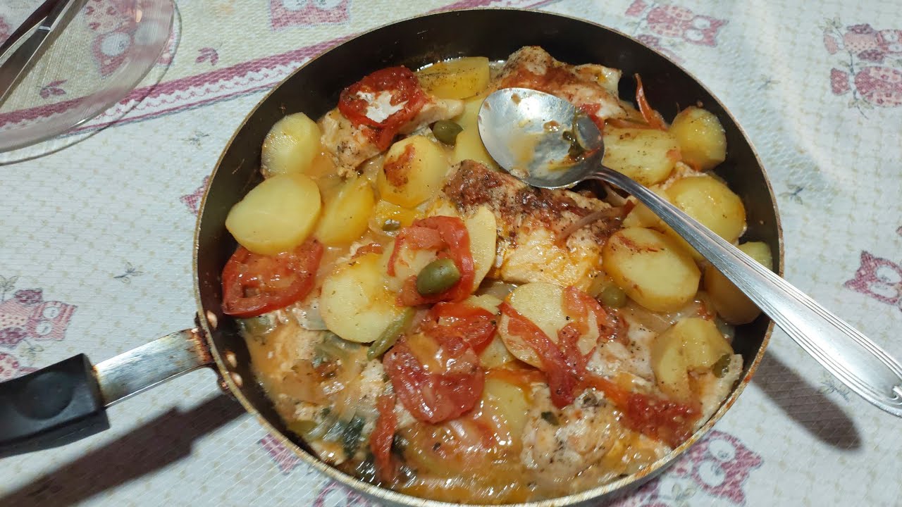 filé de peixe ensopado com batata melhor do mundo