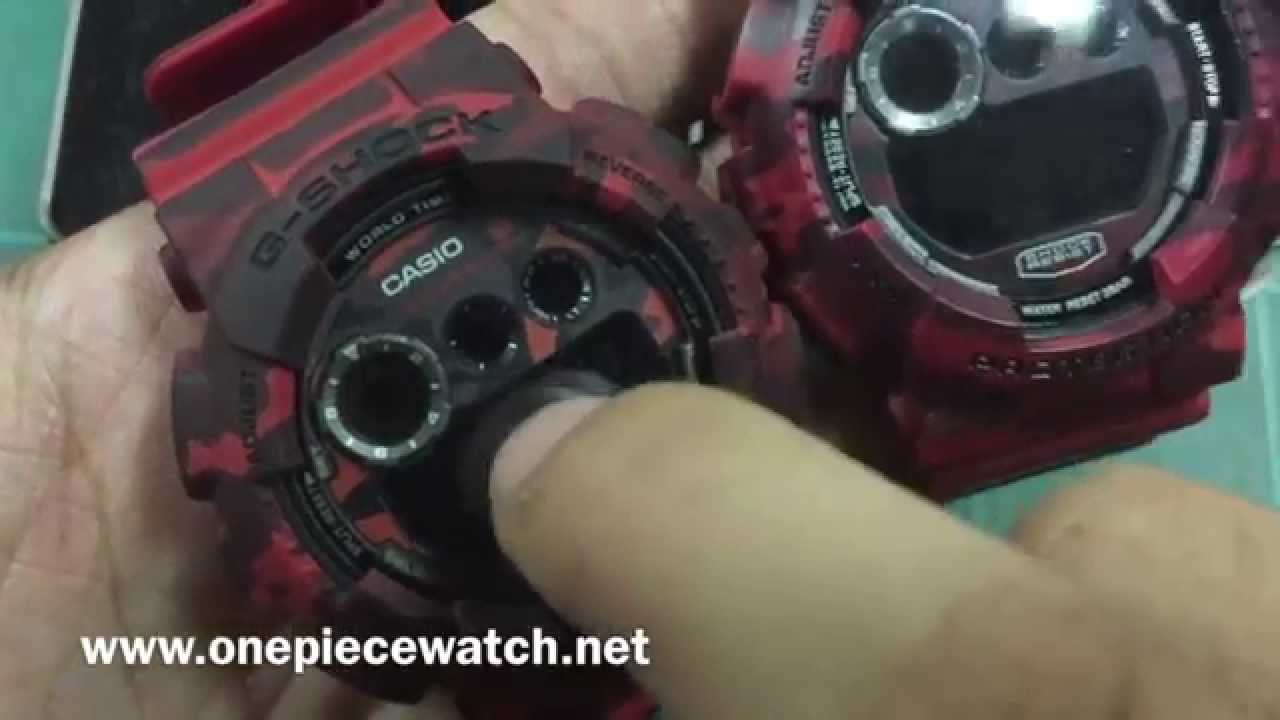 7 ข้อเปรียบเทียบ นาฬิกา Casio  G-shock สินค้าเเท้-ปลอม รุ่นGD-120CM-4