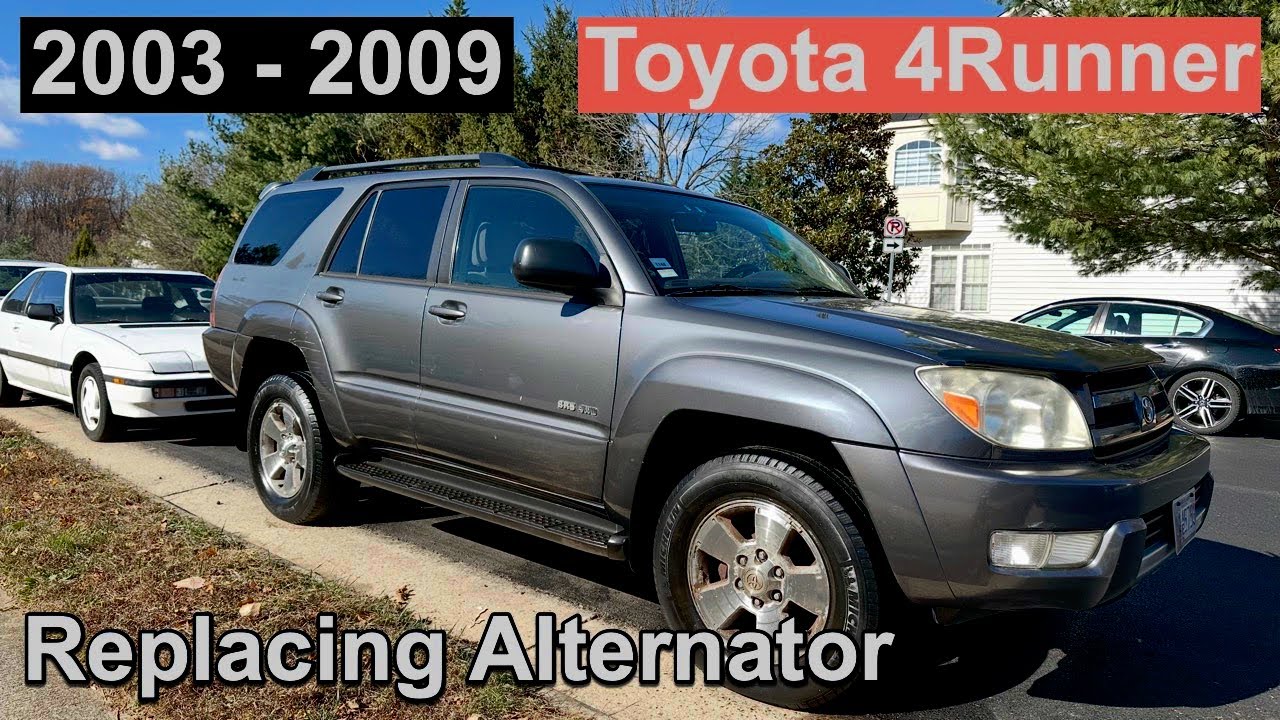 Замена генератора своими руками на Toyota 4Runner 2003 2004 2005 2006 2007 2008 2009