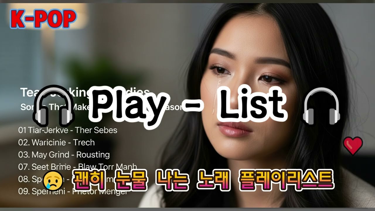 [#playlist] 😢 괜히 눈물 나는 노래 플레이리스트 1