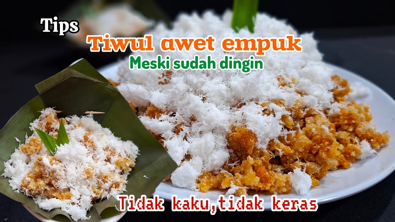 Tips tiwul awet empuk meskipun sudah dingin #tiwul