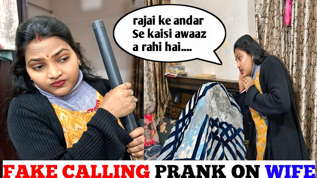 Fake Calling Prank Gone Wrong 😳 | Wife Reaction 😂 | D Roy Vlogs #prank