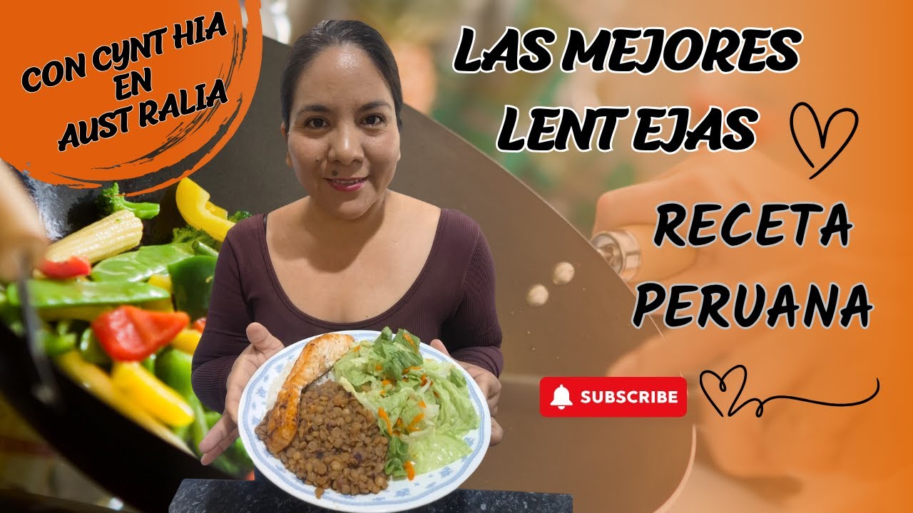 Receta casera Peruana l Cocinando en Australia l Las mejores lentejas