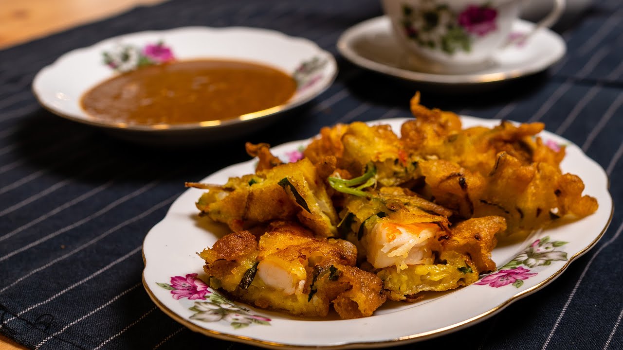 Cucur Udang Cik Ani & Kuah Kacang |Resepi Special Turun Temurun