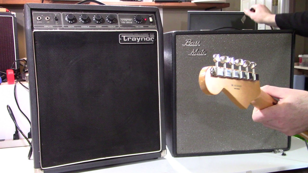Traynor combos: vintage YBA-2 and solid state TS-25B