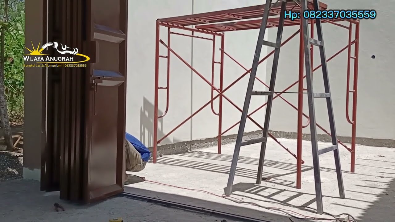 Pintu Lipat holo 4x4 galvanis