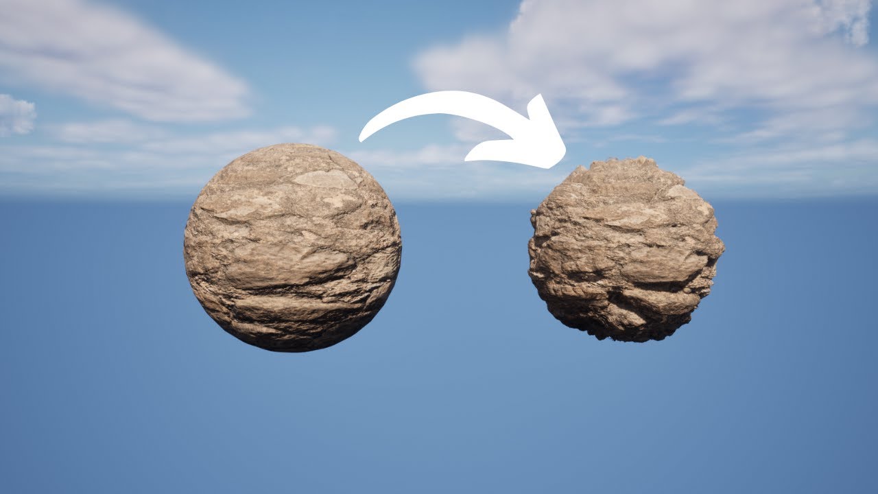 Тесселяция и смещение нанитов — Учебник по Unreal Engine 5 для начинающих (UE 5.4)