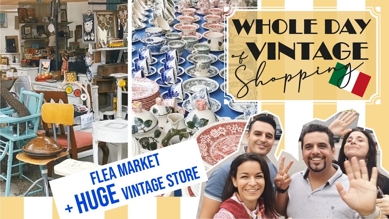 VINTAGE SHOPPING - Thrift with me in ITALY! + VINTAGE HAUL