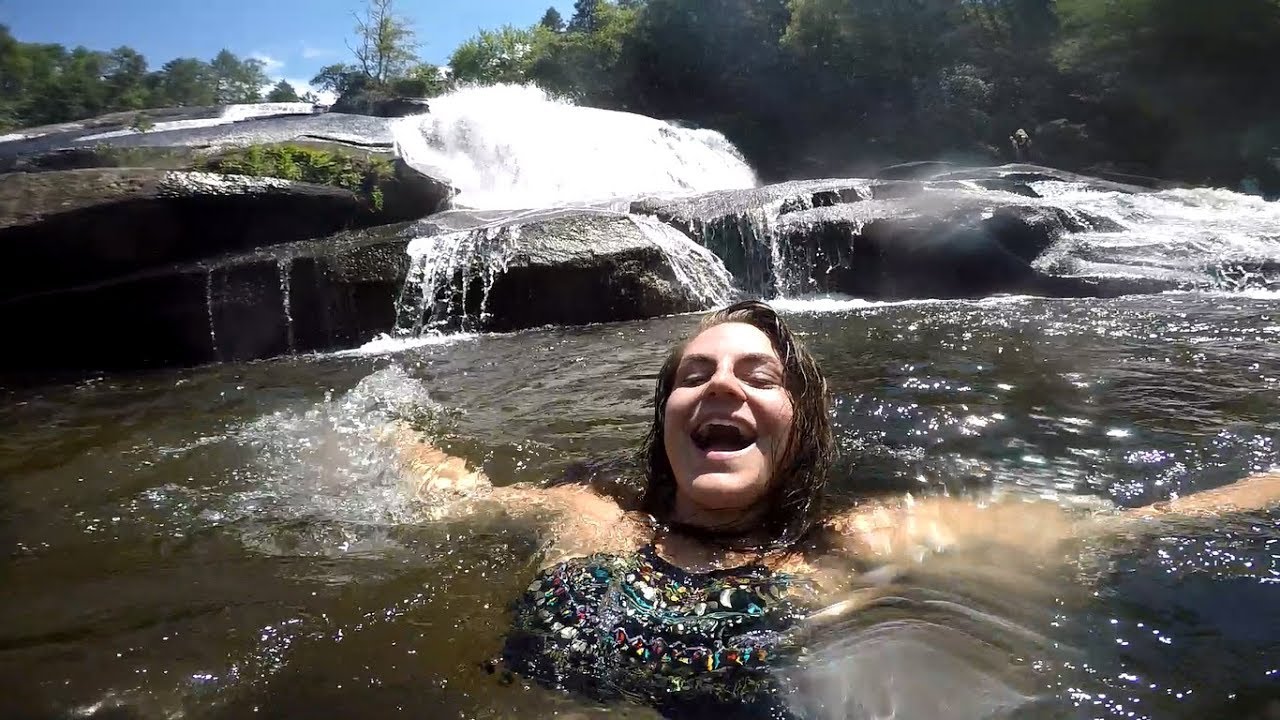 Dupont State Forest / Climbing Triple Falls