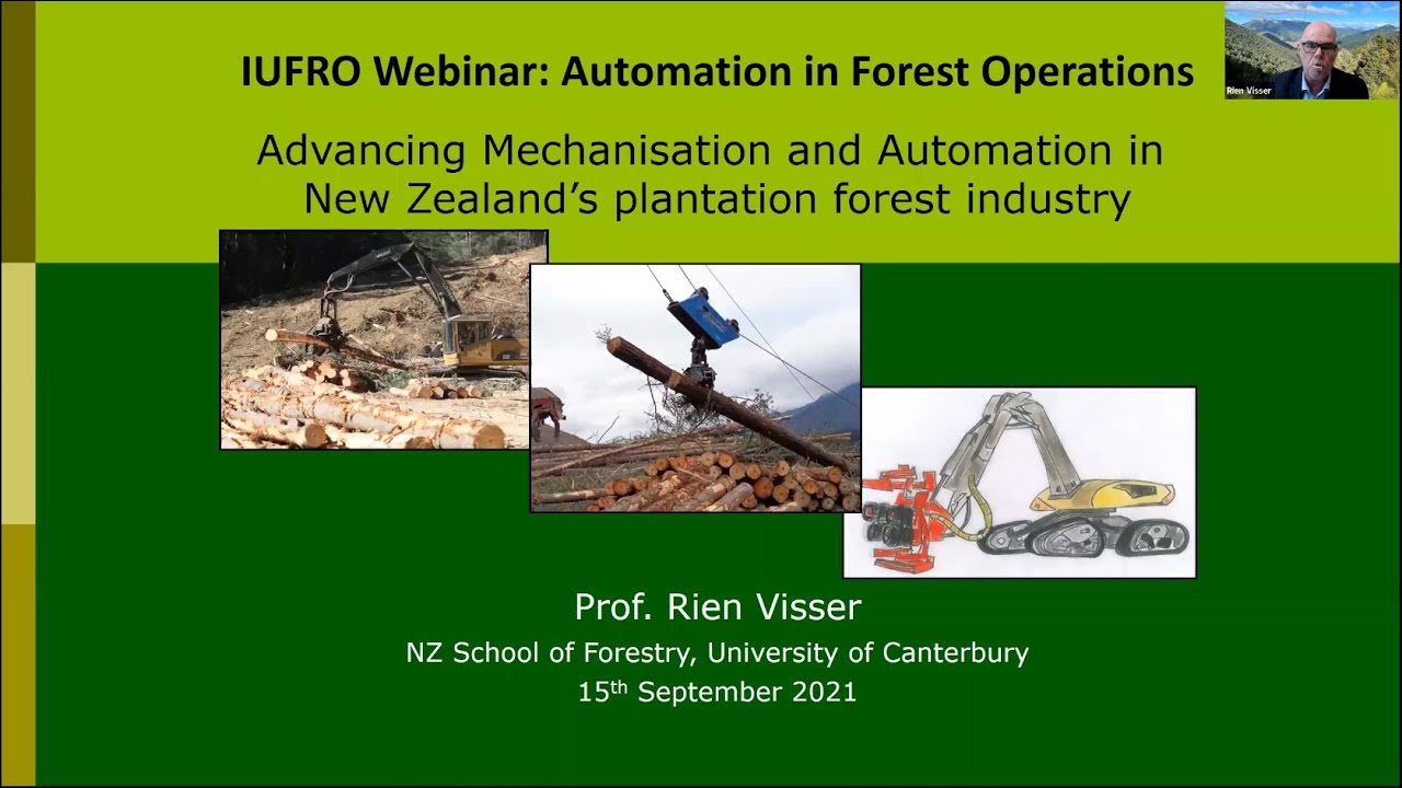 Mechanisation of Forest Operations in New Zealand. By Rien Visser