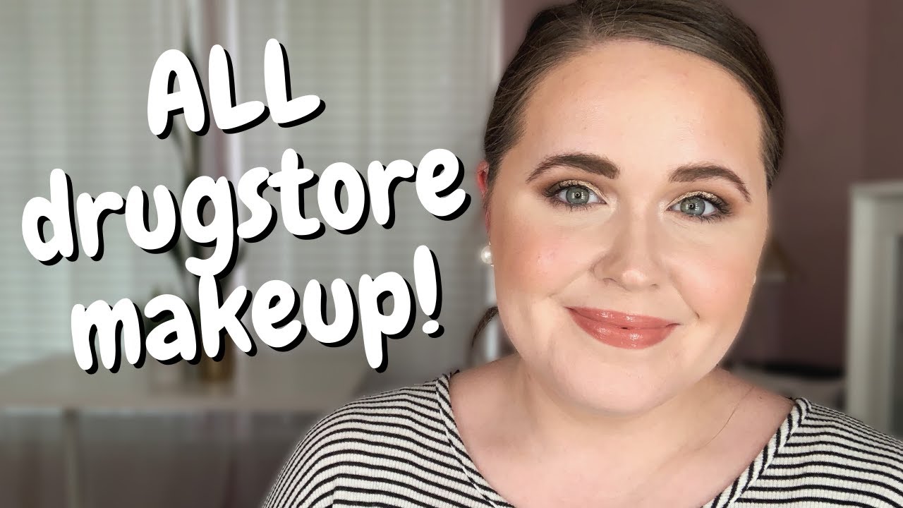 FULL FACE OF DRUGSTORE MAKEUP | emilysmakeupbag
