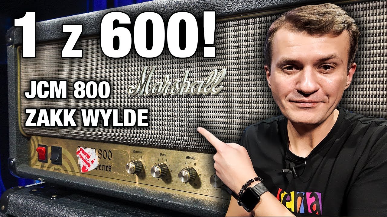Rzadszego Marshalla NIE znajdziesz! JCM 800 Zakk Wylde – 1 z 600 na świecie!