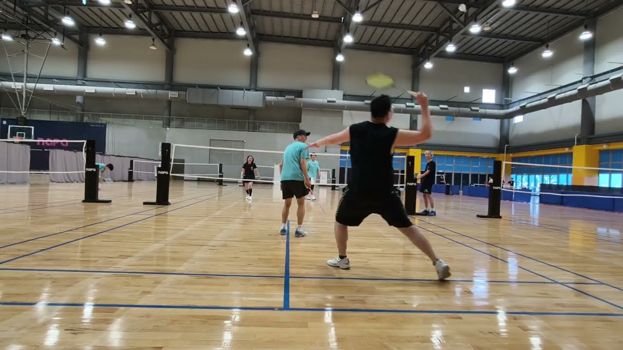 3/7 米糕盃Game 10 傑哥蕙君 21 : 14 強哥品孝 #雙打 #badminton #2026WBC經典賽 #TeamTaiwan #台灣14:0捷克