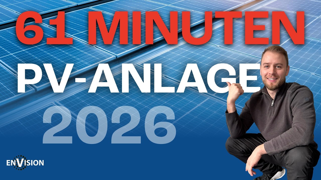 Schaue dieses Video, wenn du 2026 eine PV-Anlage installieren möchtest