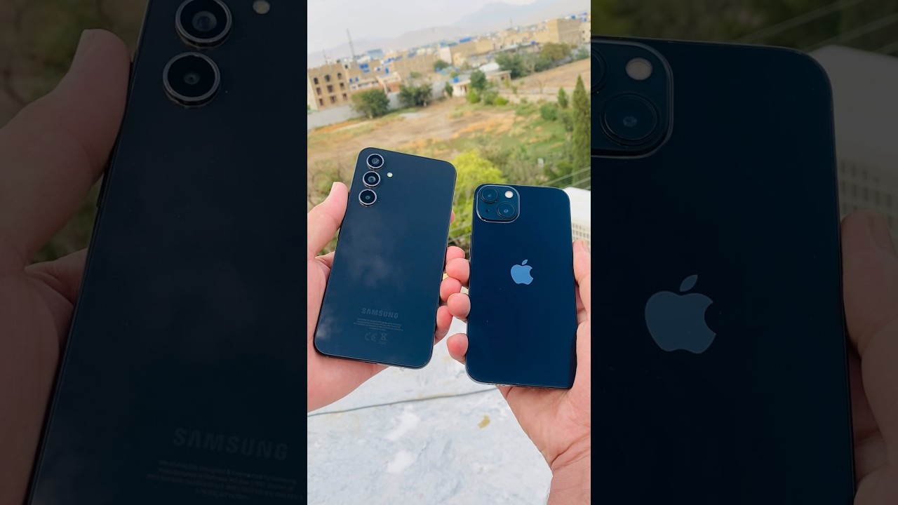 Samsung A54 vs Iphone 13 camera Test #samsunga54 #iphone13 #cameratest