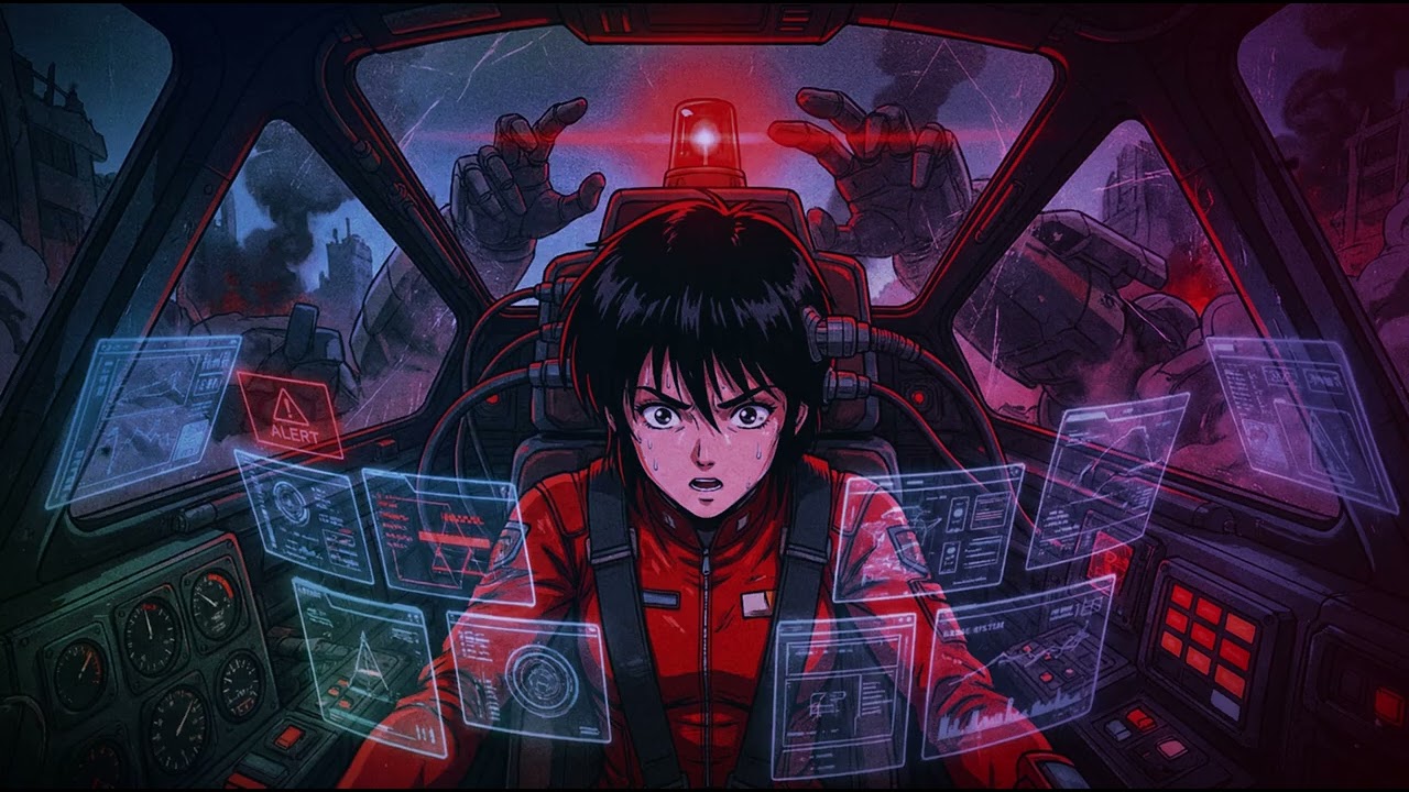 System Override // Fast Paced Synthwave for Intense Work​Late Night Chill Synthwave Mix