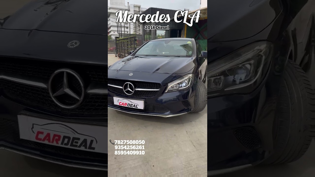 Mercedes CLA sports 200d &bull; 2018 model &bull; Second owner &bull; Diesel vehicle  ₹21.80 lakhs 📞 9354256261 l