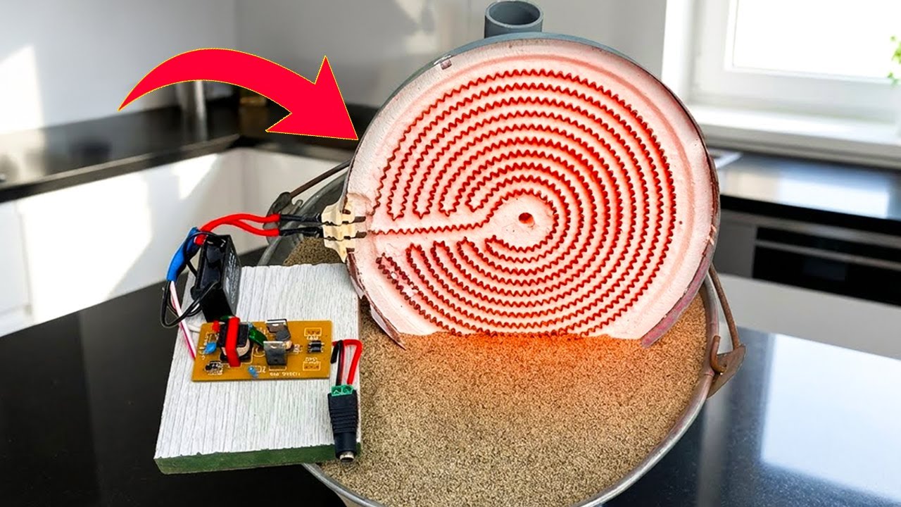 Not everyone knows this secret! Putting the old stove down in the sand saved a lot of money.
