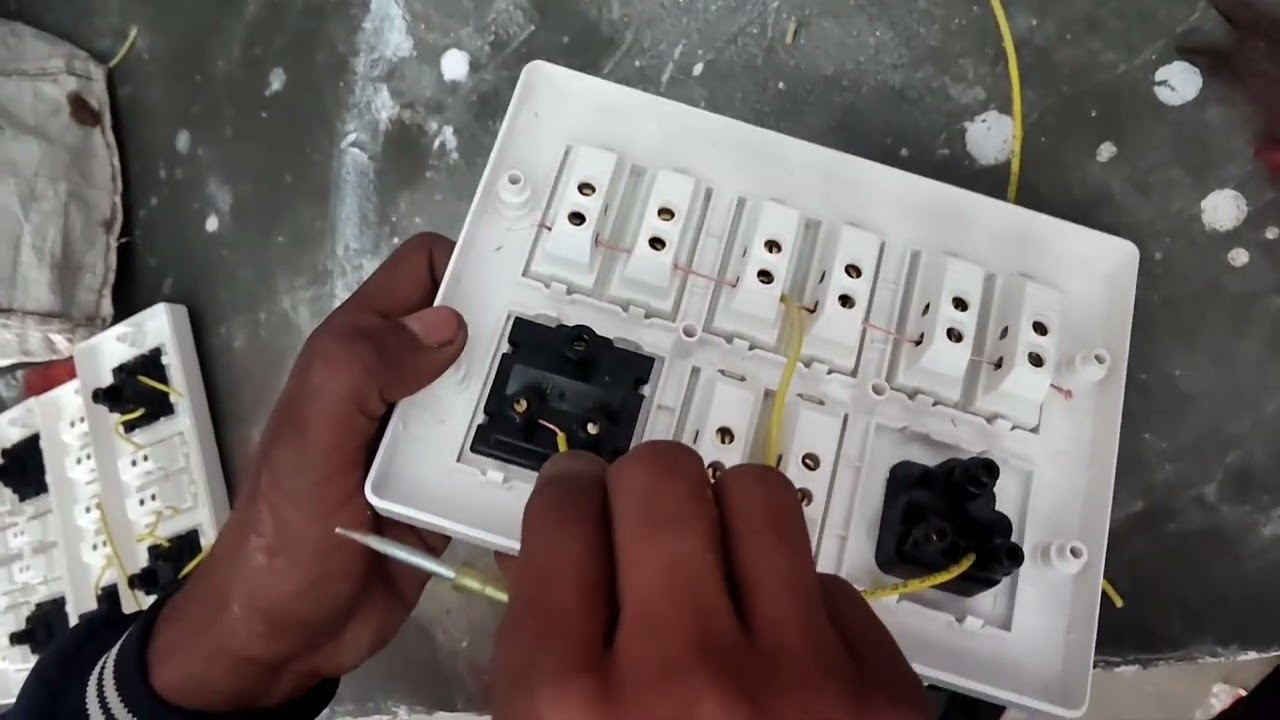 How to set 12 Model board. 12 मॉडल बोर्ड को कैसे कनेक्शन करे। #industrialelectrician #electric#viral
