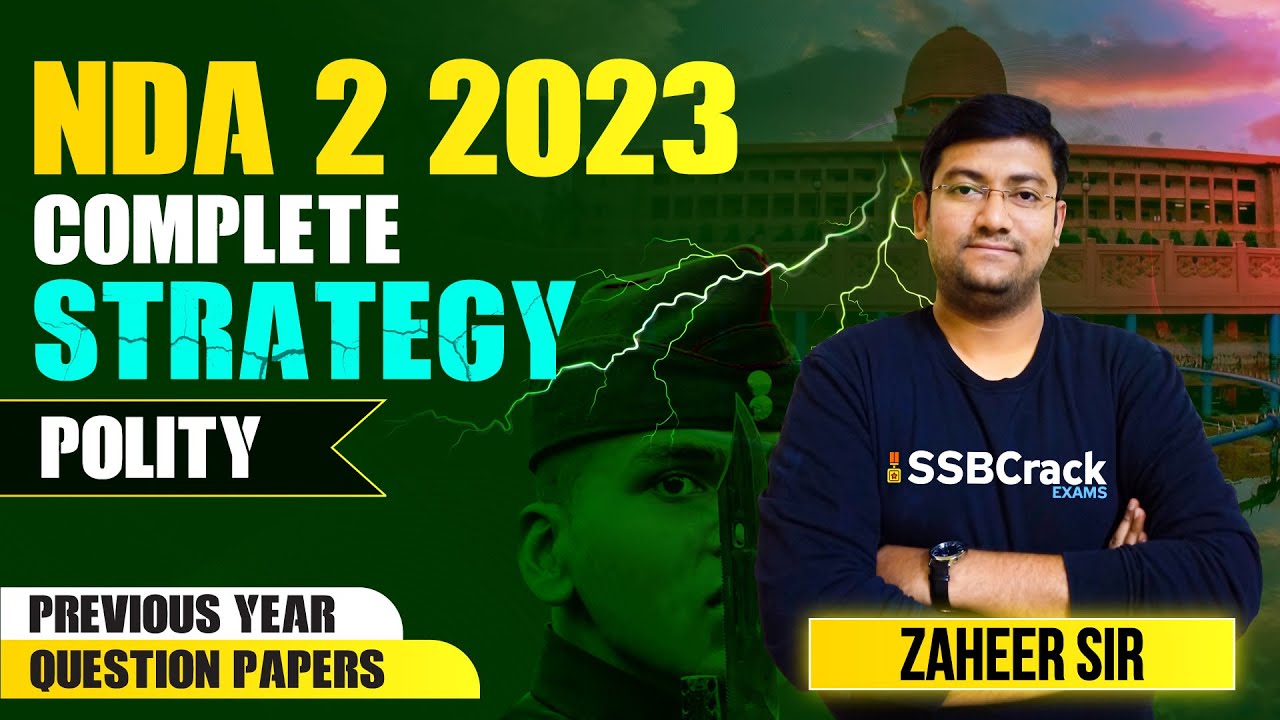 NDA 2 2023 Complete Strategy | Analysis Of Previous Year Question Papers | Polity